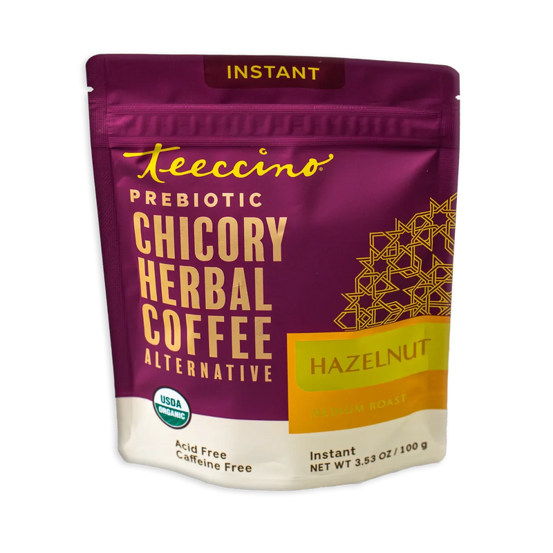 Teeccino Instant Hazelnut Herbal Coffee Instant Coffee Dark Slate Gray Instant