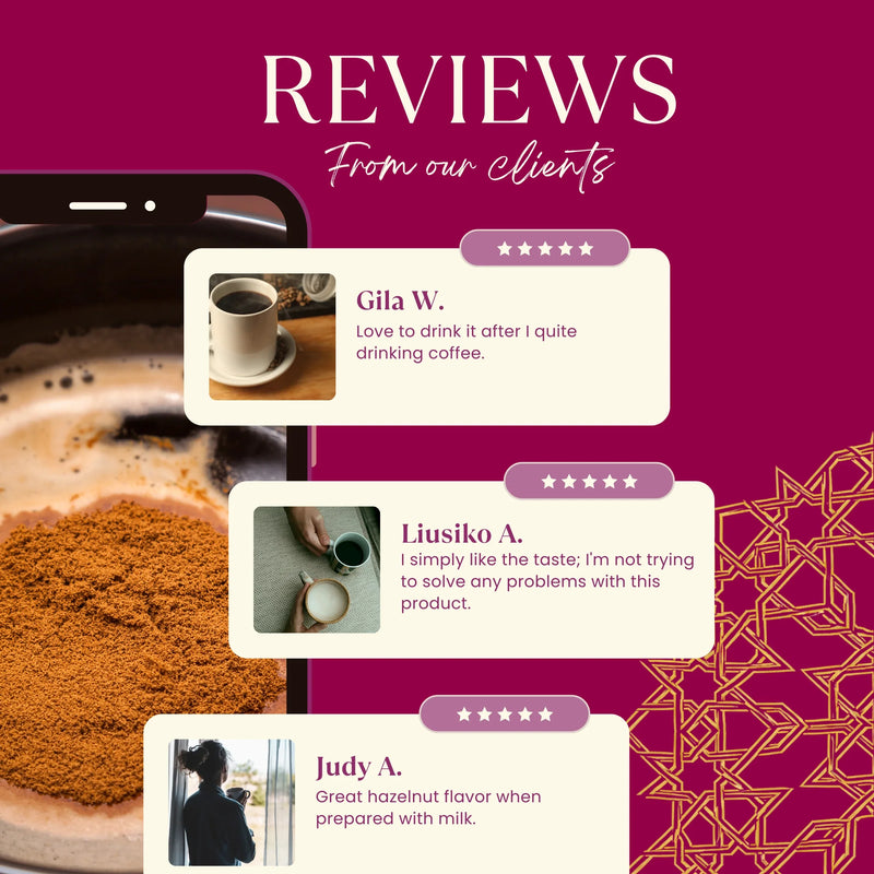 Teeccino Instant Hazelnut Herbal Coffee Instant Coffee Brown Instant