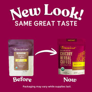 Teeccino Instant Mocha Herbal Coffee Instant Coffee Brown Black