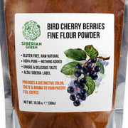 SiberianGreen.com Premium Wild-Harvested Bird Cherry Flour, 300g – Natural & Nutrient-Rich Tea & Infusions White Smoke