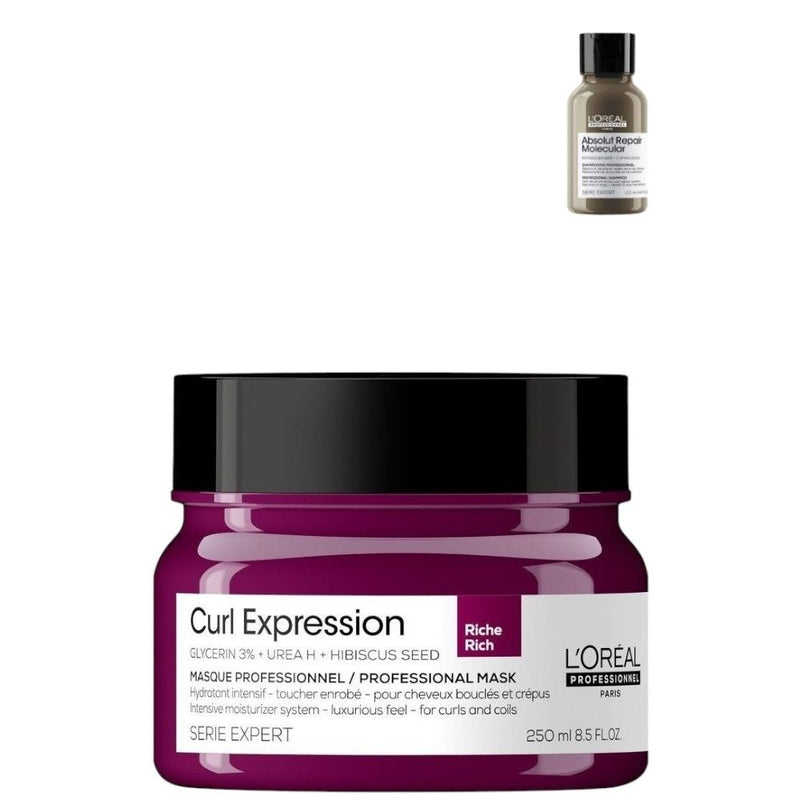 L'Oréal Professionnel L'Oréal Professionnel L'Oreal Curl Expression Rich Curly Hair Mask 250 Ml Masks White Smoke