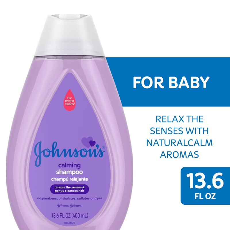Johnson's Baby Johnson's Baby S Calming Bath Shampoo With NaturalCalm Scent 13.6 Fl Oz Shampoo White Smoke