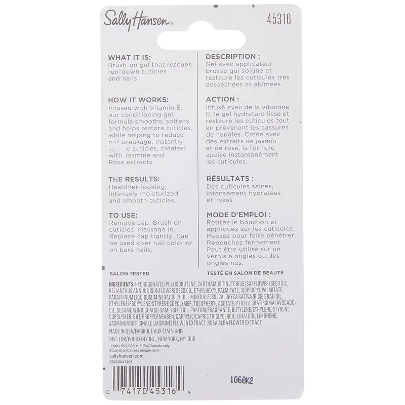 Sally Hansen Sally Hansen Nail Treatment 45316 Cuticle Rehab - 0.29 Fl Oz Nails Light Gray