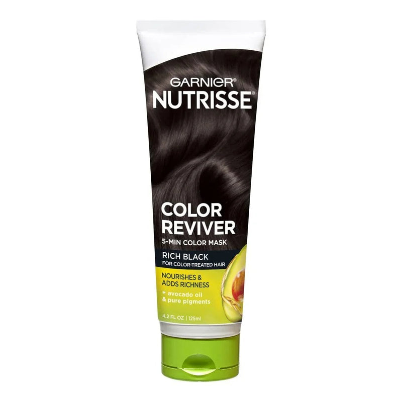 Garnier Garnier Nutrisse Color Reviver 5 Minute Nourishing Color Hair Mask - Rich Black - 4.2 Fl Oz Hair Color White Smoke