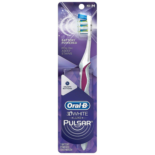 Oral-B Oral-B Pulsar Whitening Battery Powered Toothbrush, Medium Toothbrushes Dark Slate Gray