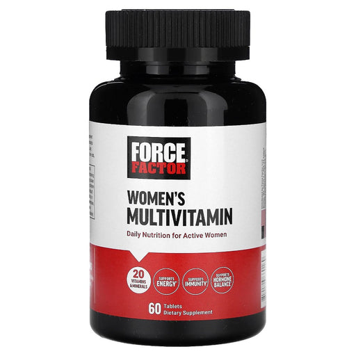 Force Factor Force Factor Women's Multivitamin, 60 Tablets Vitamins & Supplements Black