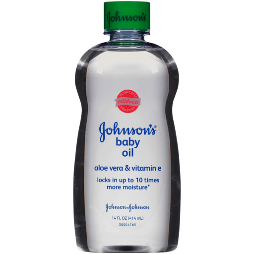 Johnson's Baby Johnson's Baby Oil With Aloe Vera & Vitamin E - 14 Fl Oz Body Oil White Smoke