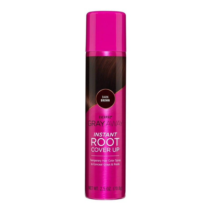 Everpro Everpro Gray Away Instant Root Cover Up Spray Dark Brown 2.5Oz Hair Color Medium Violet Red