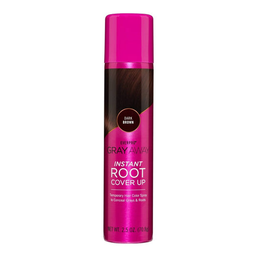Everpro Everpro Gray Away Instant Root Cover Up Spray Dark Brown 2.5Oz Hair Color Medium Violet Red