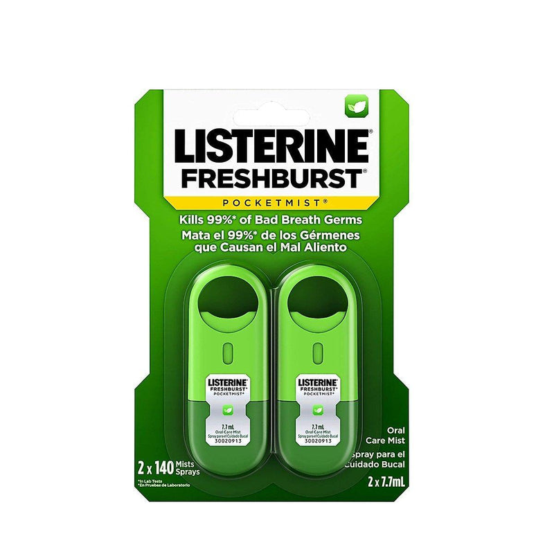 Listerine Listerine Freshburst Pocketmist Oral Care Mist For Bad Breath - 2pk Oral Care White Smoke