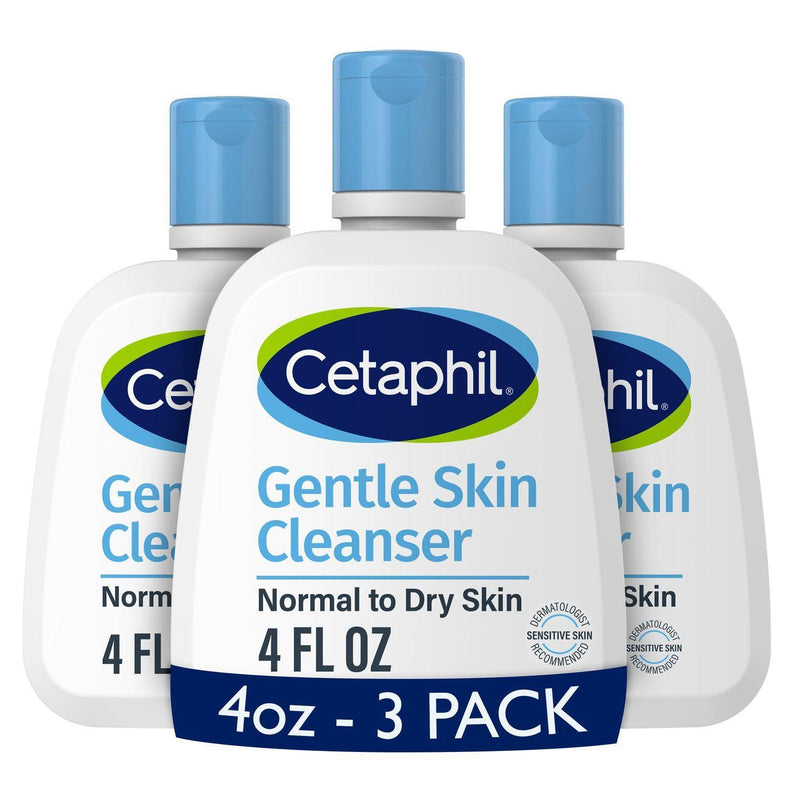 Cetaphil Cetaphil Face Wash, Hydrating Gentle Skin Cleanser For Dry To Normal Sensitive Skin, NEW - 4 Oz Skin Care White Smoke