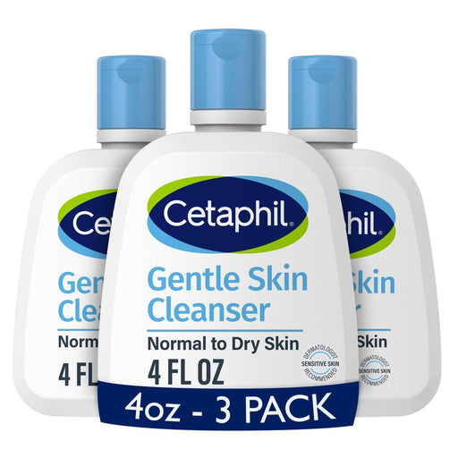 Cetaphil Cetaphil Face Wash, Hydrating Gentle Skin Cleanser For Dry To Normal Sensitive Skin, NEW - 4 Oz Skin Care White Smoke