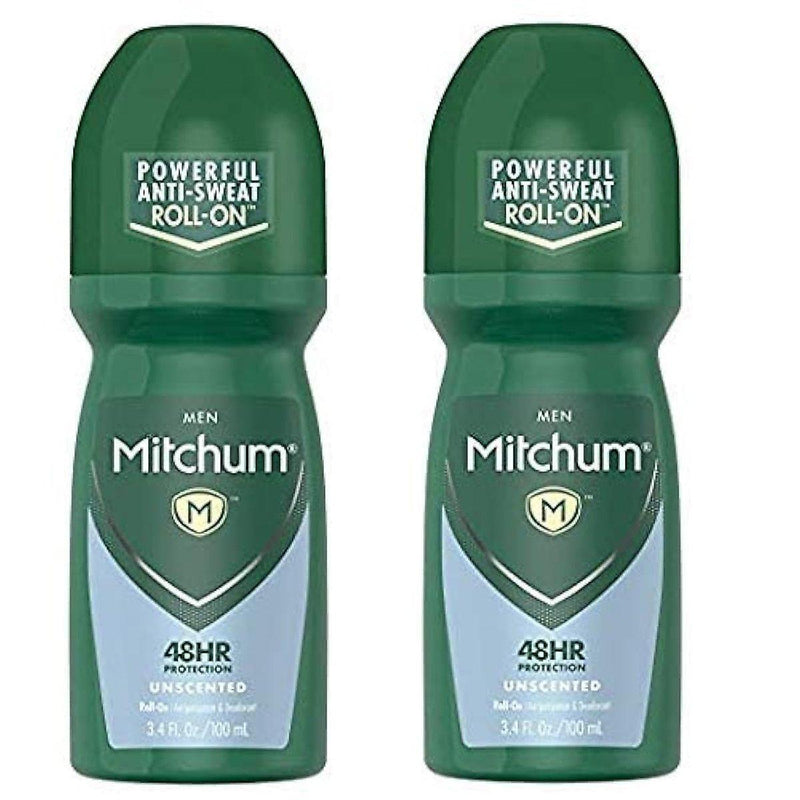 Mitchum Mitchum Men Advanced Control Invisible Roll-On Antiperspirant & Deodorant 3.4 Fl Oz, Unscented Deodorant White Smoke