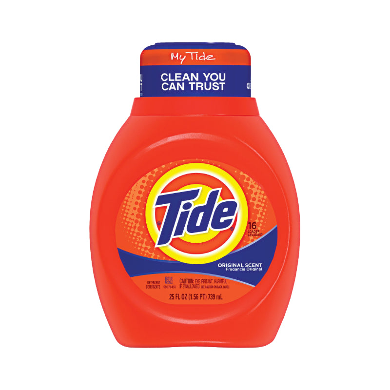 Tide Tide Liquid Laundry Detergent, Original, 16 Loads, 25 Fl Oz Laundry Detergent White Smoke