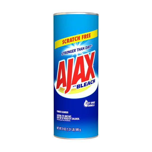 Ajax Ajax 61034403 Powder Cleanser, 21 Oz, Solid, Bleach, White Bleach Dark Blue