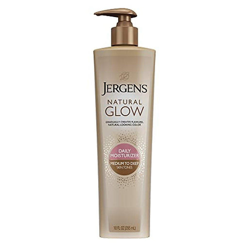 Jergens Jergens Natural Glow Daily Moisturizer Medium To Tan Skin Tones Lotion & Moisturizer Dark Gray