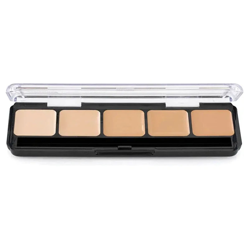 Graftobian Make-Up Company Glamour Crème™ Ultra HD Foundation Palettes Dark Slate Gray Warm #1,Warm #2,Warm #3,Neutral #1,Neutral #2,Neutral #3,Cool #1,Cool #2,Ultra-Lights
