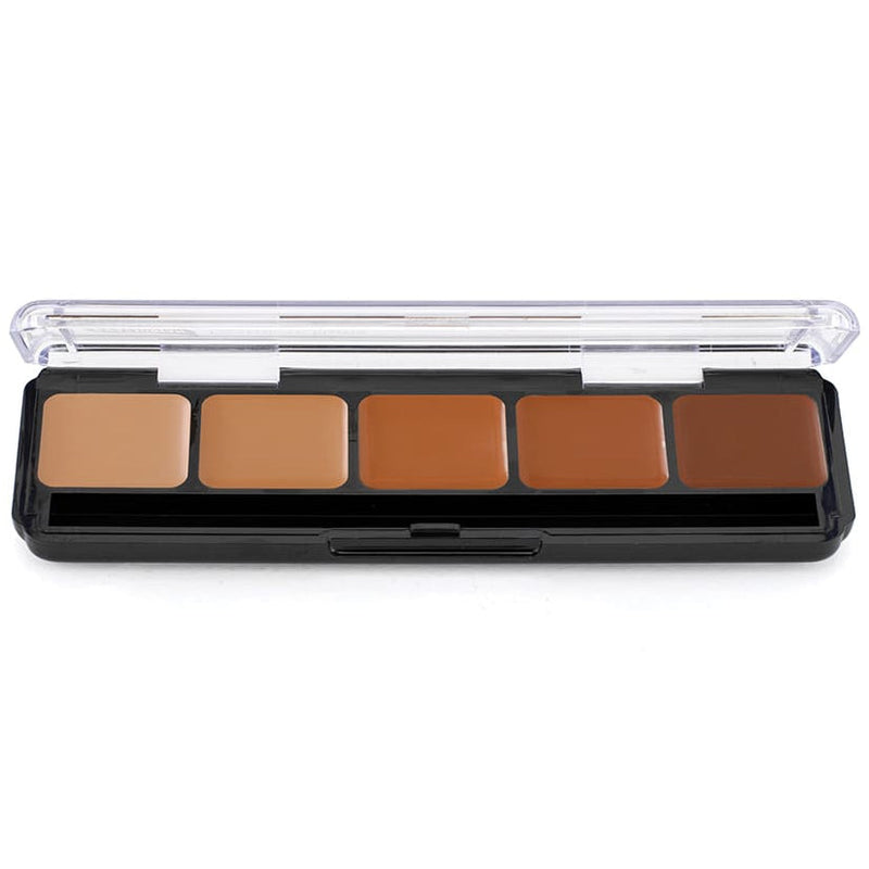 Graftobian Make-Up Company Glamour Crème™ Ultra HD Foundation Palettes Dark Slate Gray Warm #3