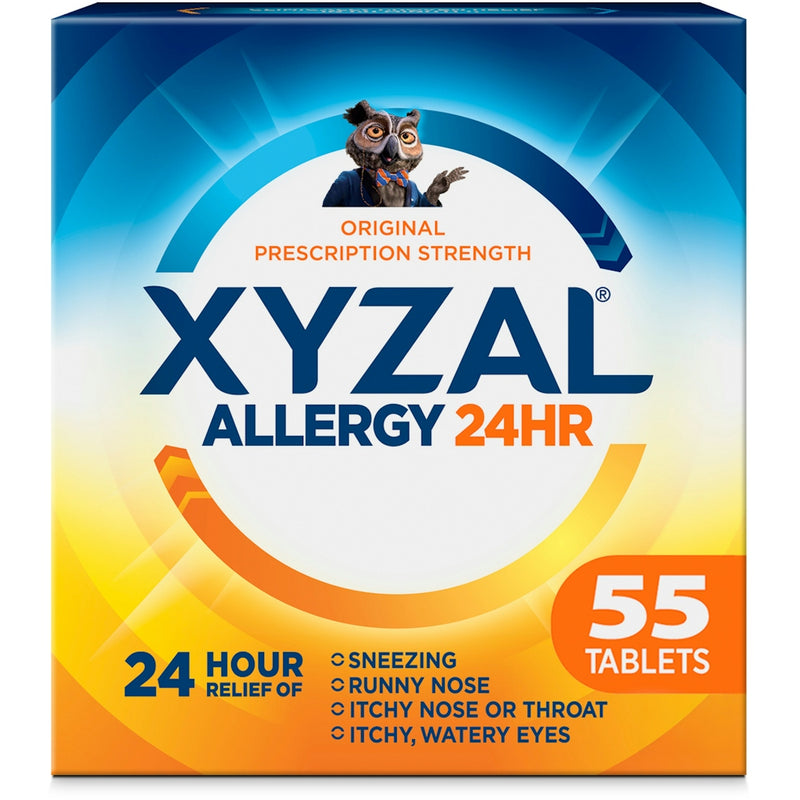 Xyzal Xyzal Allergy, Original Prescription Strength, 5 Mg, 24hr, Tablets Medicine & Drugs Alice Blue