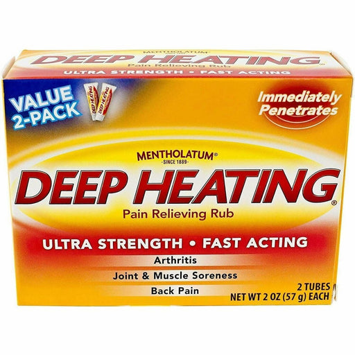 Mentholatum Mentholatum Pain Relieving Rub, Deep Heating, Ultra Strength Health & Beauty Orange