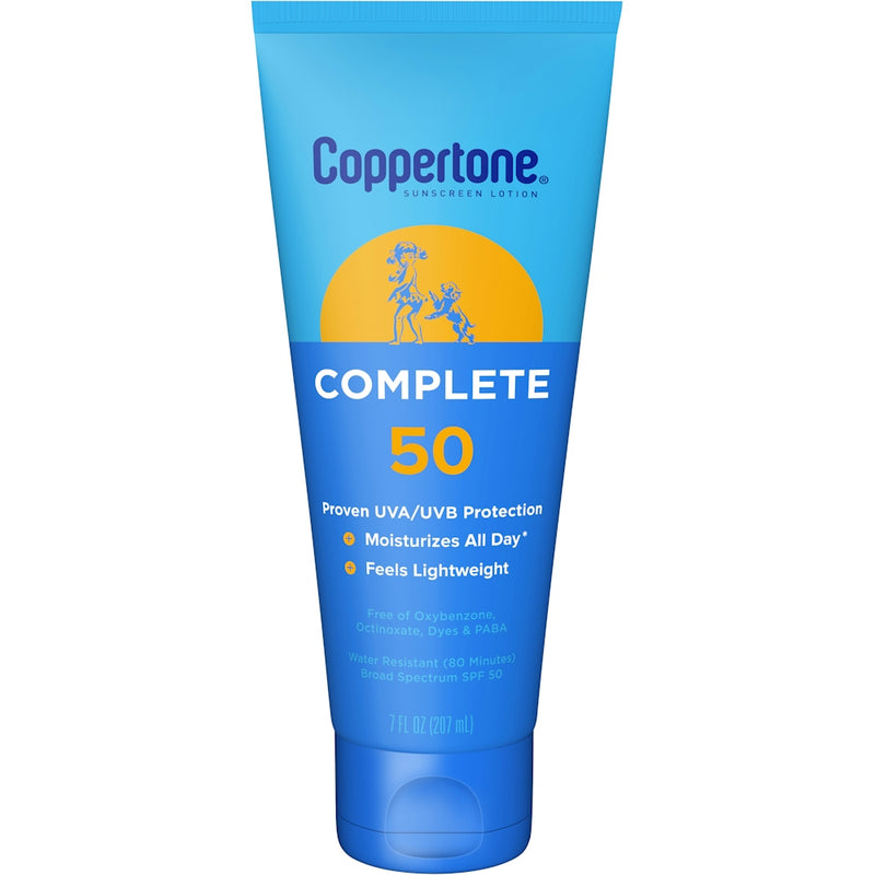 Coppertone Coppertone Complete Sunscreen Lotion - SPF 50 - 7 Fl Oz Sunscreen White Smoke