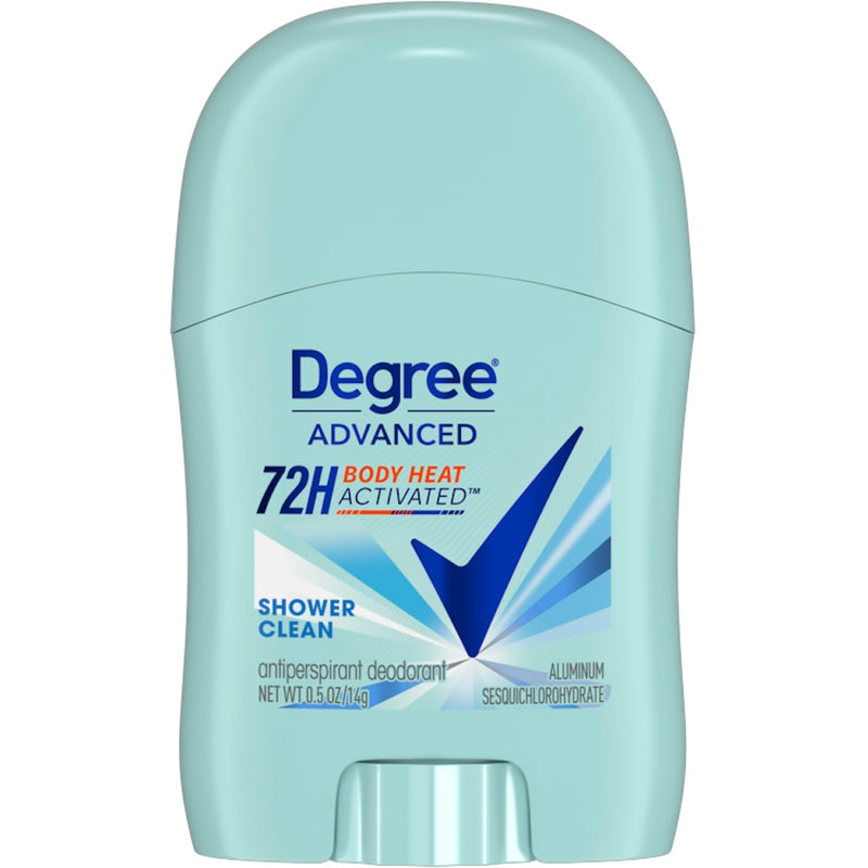 Degree Degree Shower Clean Dry Protection Antiperspirant Deodorant Stick, 0.5 Oz Deodorant Light Blue