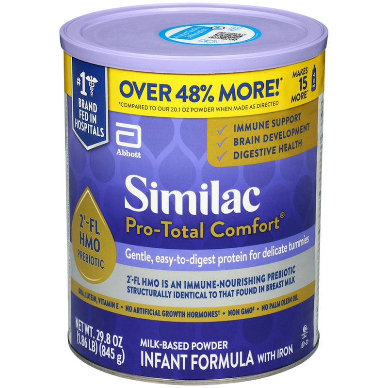 Similac Similac Pro-Ttl Cmft  Pw 845G  W/Fe Baby Formula White Smoke
