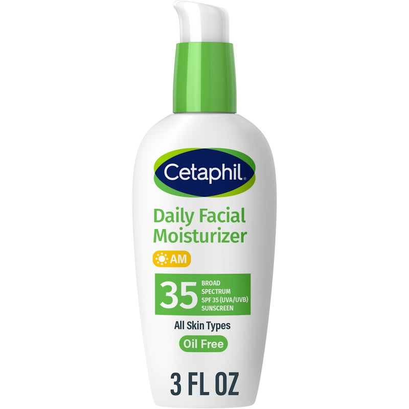 Cetaphil Cetaphil Daily Facial Moisturizer SPF 35 - Oil-Free Lotion, 3 fl oz Face Moisturizer White Smoke