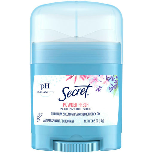 Secret Secret Invisible Solid Antiperspirant And Deodorant Stick Powder Fresh 0.5 Oz Deodorant White Smoke