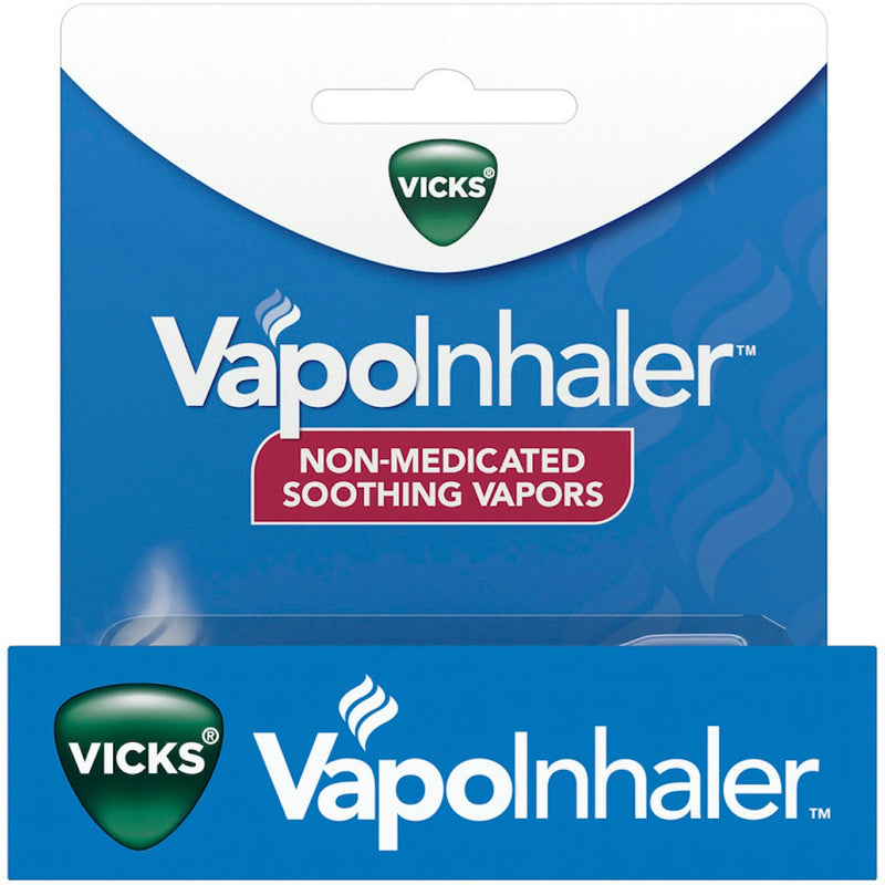 Vicks Vicks VapoInhaler, Portable Nasal Inhaler, Refreshing Menthol Vapors, 1 Count Respiratory Care White Smoke
