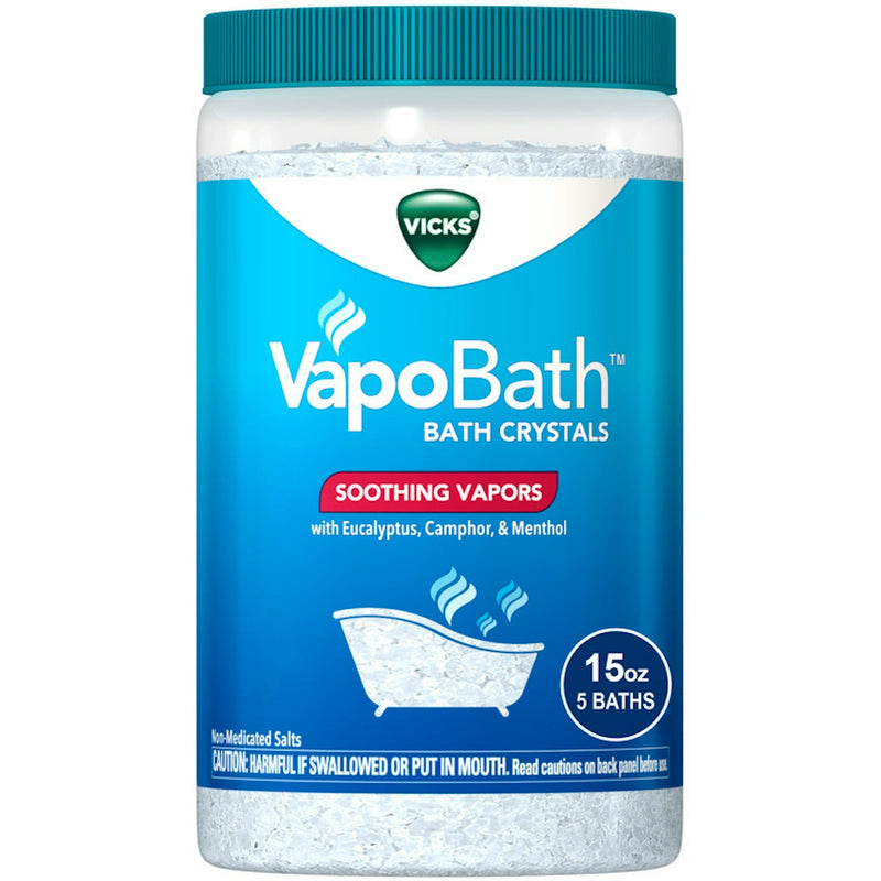Vicks Vicks Vapobath Bath Crystals, Soothing Vapors, 15 Oz Bath & Body Alice Blue