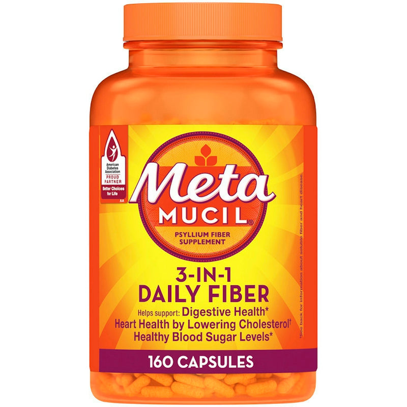 Metamucil Metamucil Psyllium Fiber Supplement, 3 In 1, Capsules Health & Beauty Coral