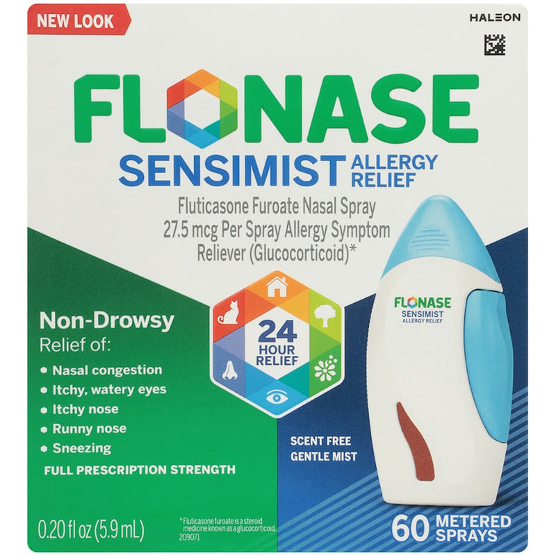 Flonase Flonase Sensimist 24hr Allergy Relief Nasal Spray - Gentle Mist, Scent-Free, 60 Sprays, 0.20 Fl Oz Health & Beauty Lavender