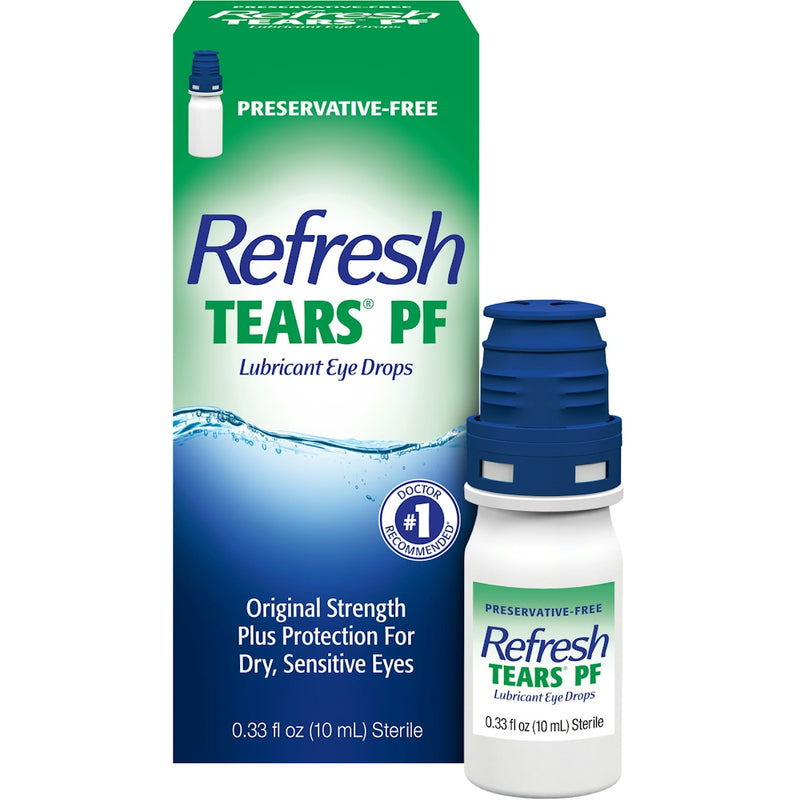 Refresh Refresh Tears® PF Lubricant Eye Drops – Preservative-Free (0.33 Fl Oz) Eye Drops & Lubricants White Smoke