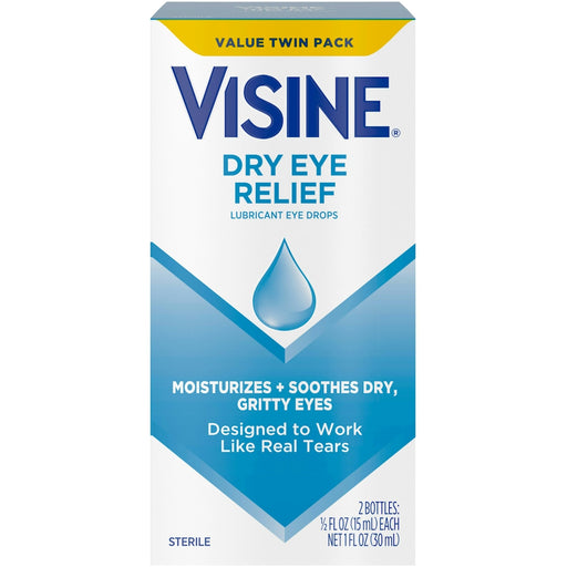 Visine Visine Dry Eye Relief 1oz Eye Drops & Lubricants White Smoke