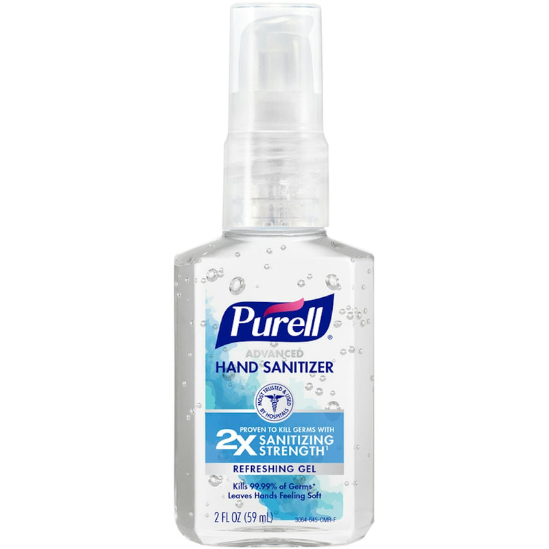 Purell Purell Advanced Hand Sanitizer Refreshing Gel, 2 Oz Travel-Sized Pump Bottle, Clean Scent Health & Beauty White Smoke
