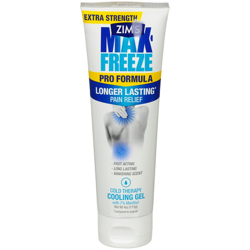 Zim's Zim's Max Freeze Extra Strength Pro Formula Pain Relief 4 Oz Medicine & Drugs White Smoke