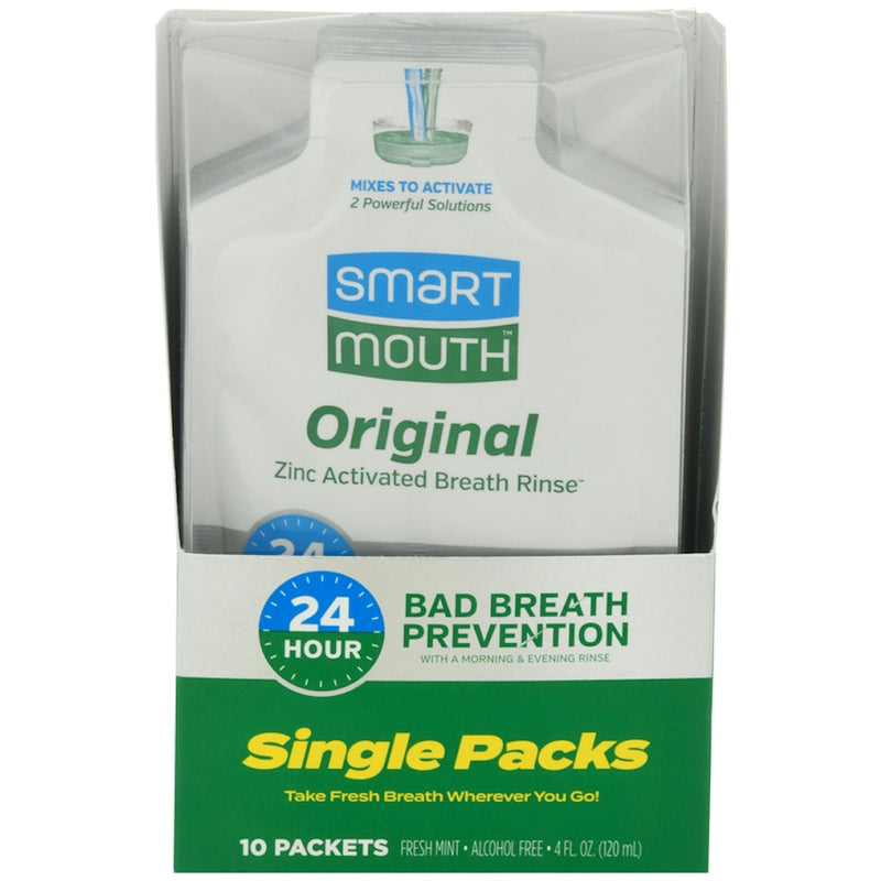 SmartMouth SmartMouth Orig Pk 10B Brt Prvnt Mouthwash Light Gray