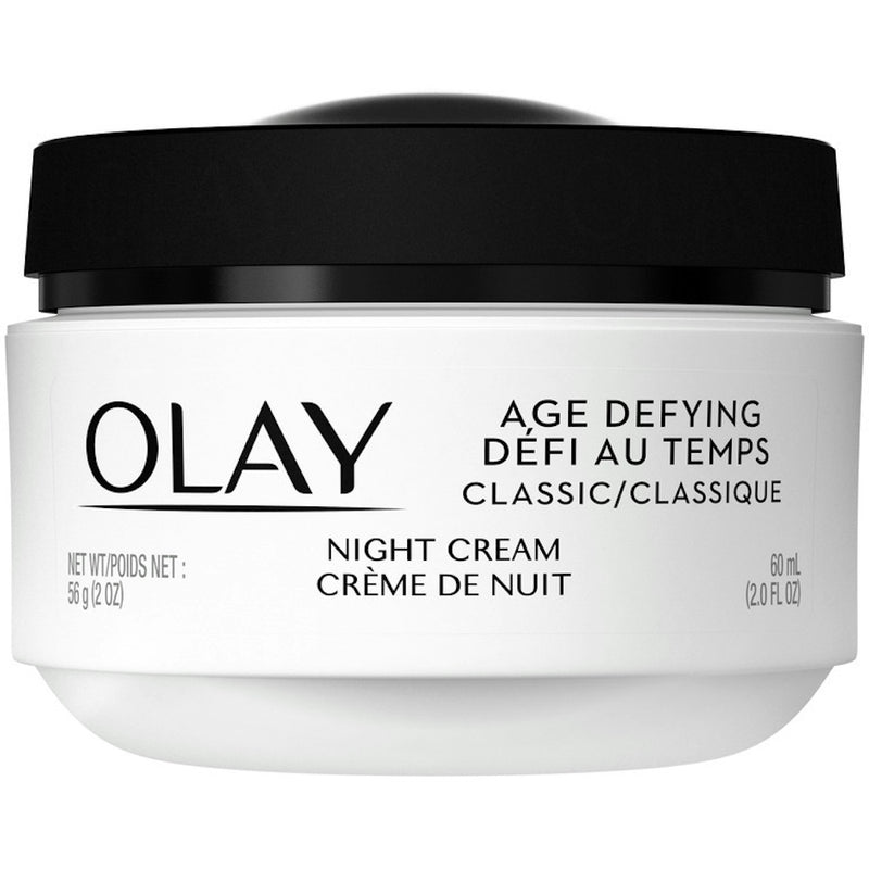 Olay Olay Age Defying Classic Night Face Cream - 2 Fl Oz Health & Beauty White Smoke