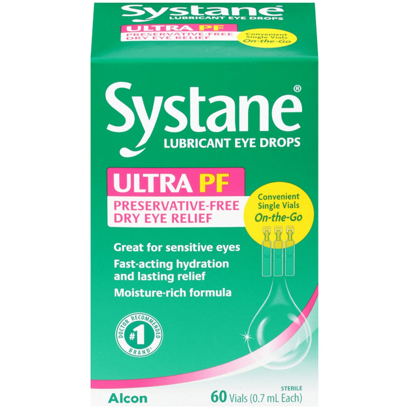 Systane Systane Ultra Lubricant Eye Drops Vials - 60ct Eye Drops & Lubricants Dark Cyan