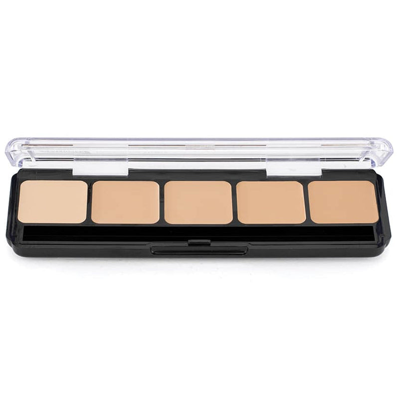 Graftobian Make-Up Company Glamour Crème™ Ultra HD Foundation Palettes Dark Slate Gray Neutral #1