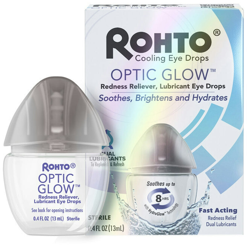 Rohto Rohto Optic Glow Dr 13 Ml Eye Drops & Lubricants White Smoke