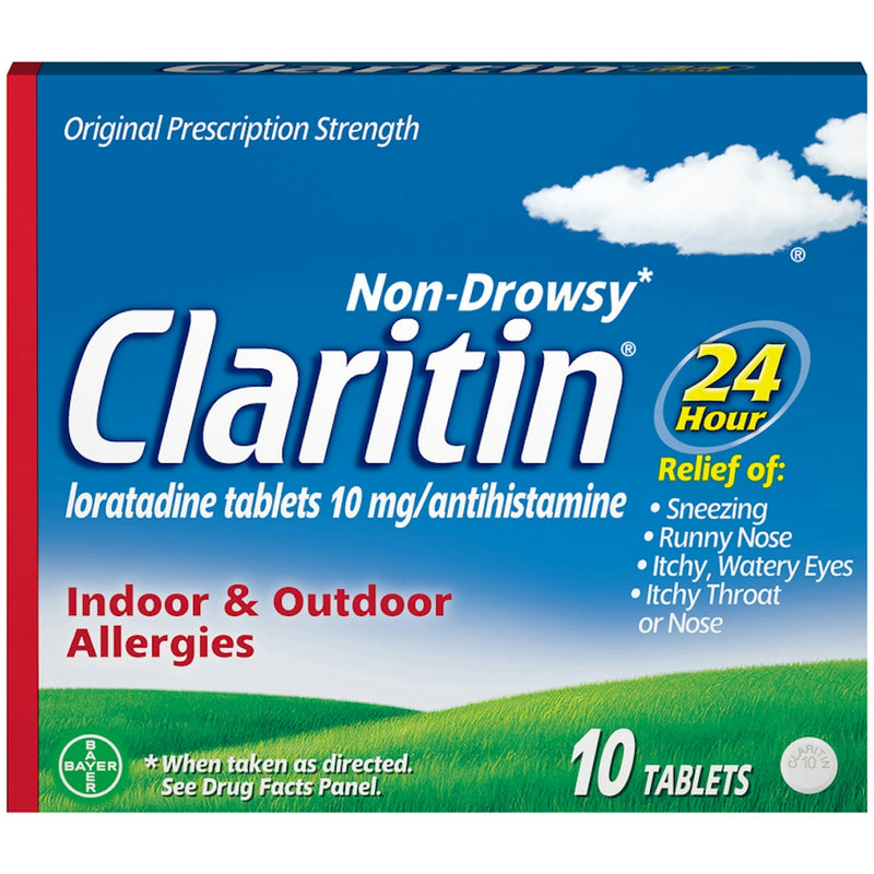 Claritin Claritin 24-Hour Non-Drowsy Allergy Relief Tablets - 10 ct Medicine & Drugs Dark Cyan