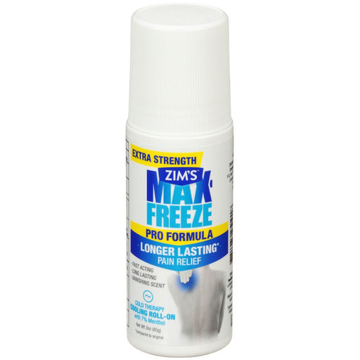 Zim's Zim's Pain Relief, Extra Strength, Pro Formula, Cooling Roll On 3 Oz Health & Beauty Lavender