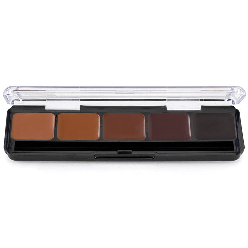 Graftobian Make-Up Company Glamour Crème™ Ultra HD Foundation Palettes Dark Slate Gray Neutral #3