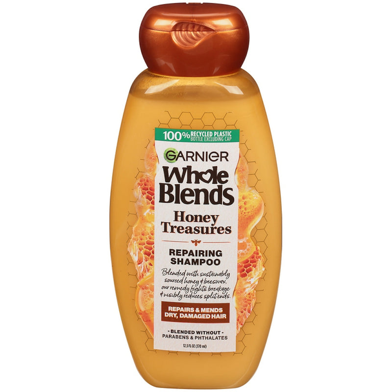 Whole Blends Garnier Whole Blends® Repairing Shampoo – Honey Treasures (12.5 Fl Oz) Shampoo White Smoke