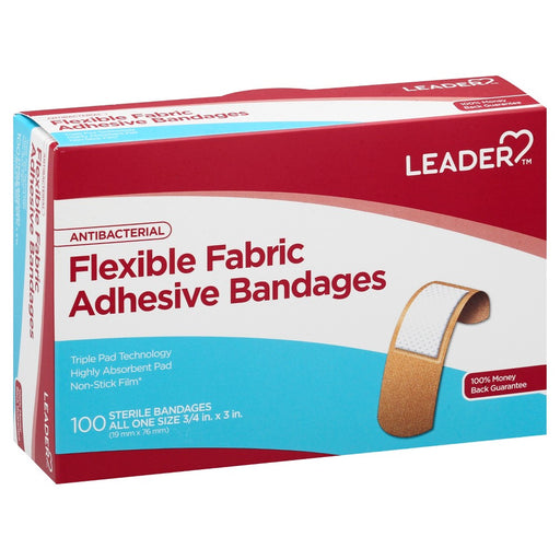 The Leader Leader™ Antibacterial Flexible Fabric Bandages Fabric White Smoke