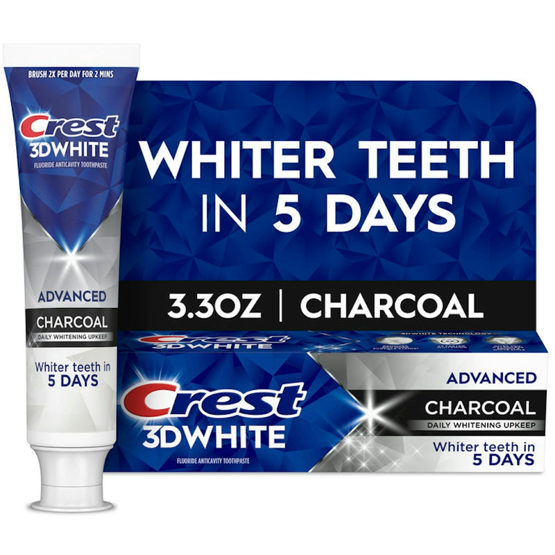 Crest Crest 3D White Advanced Charcoal Teeth Whitening Toothpaste Toothpaste White Smoke