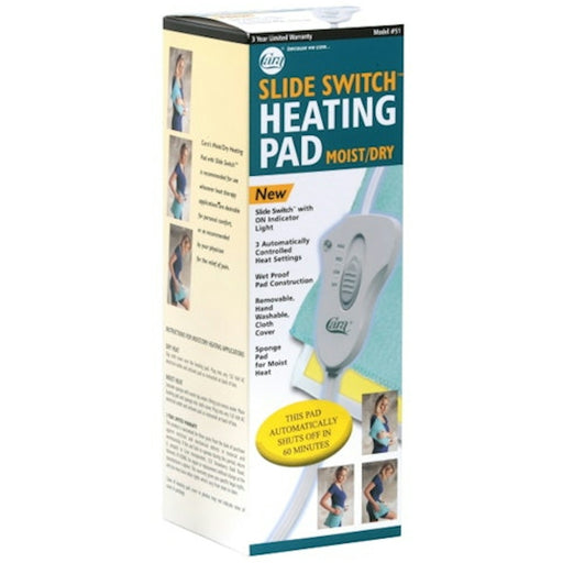 Cara Cara Select Heat Switch Heating Pad Moist/Dry #51 Heating Pads White Smoke