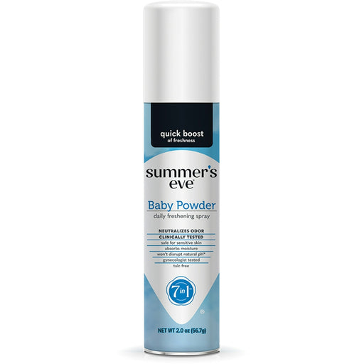 Summer's Eve Summer's Eve Feminine Deodorant Spray, Baby Powder, 2 Oz Health & Beauty White Smoke